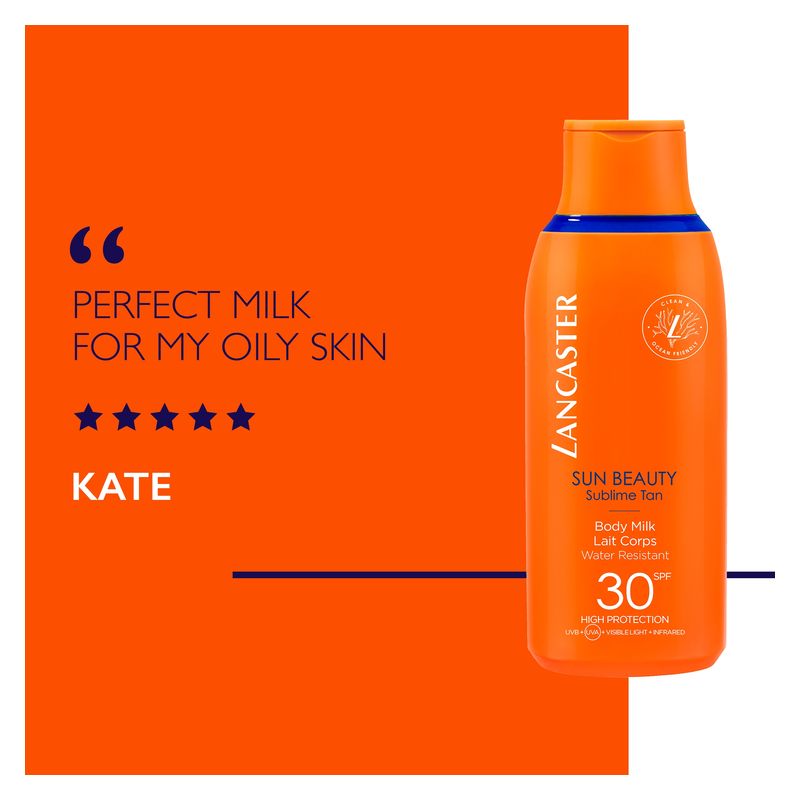 LANCASTER Sun Beauty Sublime Tan Body Milk Spf 30