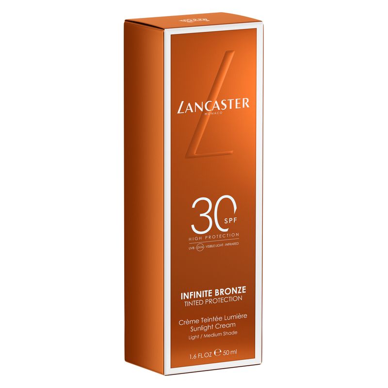 LANCASTER Infinite Bronze Tinted Proctection Spf 30 - Sunlight Cream 02  - Fondotinta Fluido (Copia)
