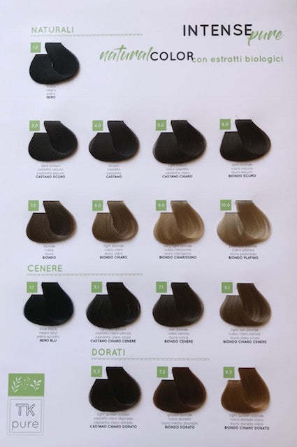 Colore TK Pure Intense Natural Color Biondo 7.0 Nero 100ml