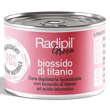 Radipil Green Cera Depilatoria Liposolubile 98% Ingredienti Origine Naturale 400ml