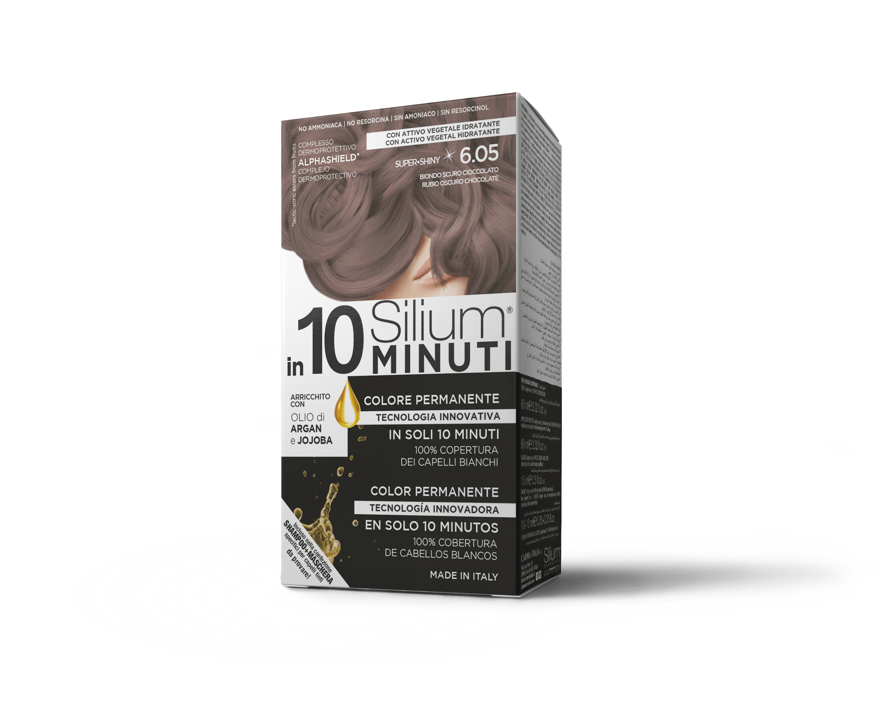Silium 6.05  in 10 Minuti Colorazione Permanente