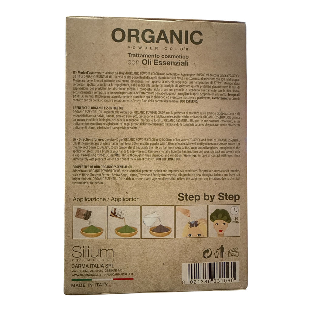 Silium Organic Colorazione Naturale Per Capelli Cioccolato