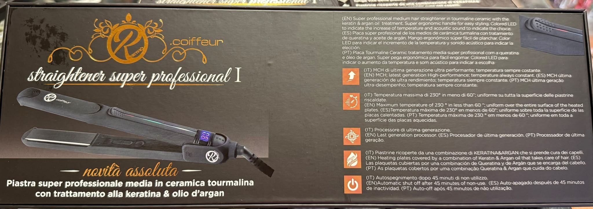 Piastra Capelli Professionale Retro Upgrade – Straightener Super Professional