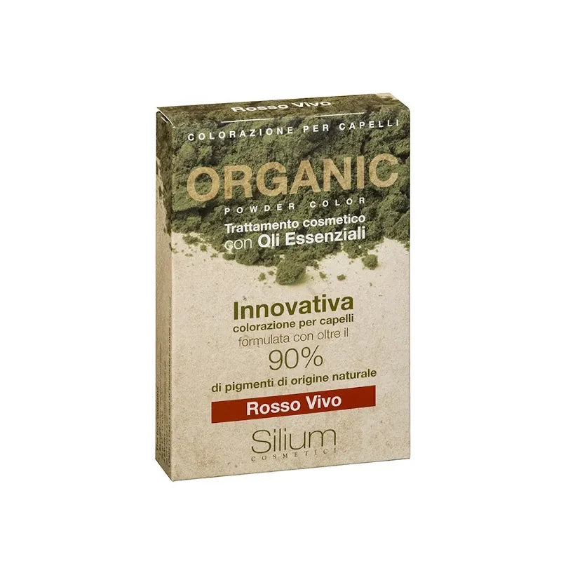 Silium Organic Colorazione Naturale Per Capelli Rosso Vivo